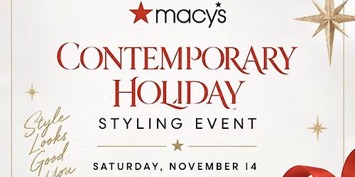 Contemporary Holiday Styling Event