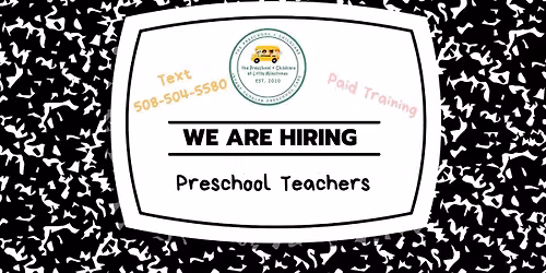 Preschool Teacher Training Workshop