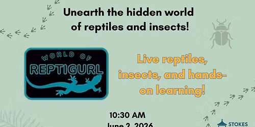 Reptigurl at Stokes Brown Library