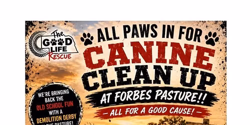 Canine Clean-Up Demo for Dogs at Forbes Pasture
