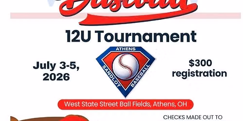 Athens Sandlot 12u Baseball Stars & Stripes Tournament