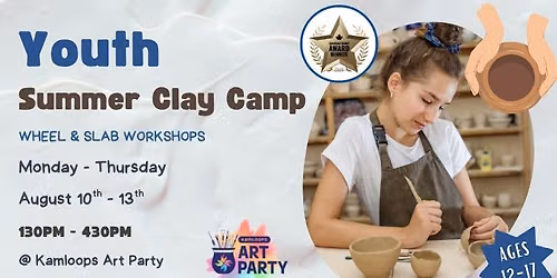 Youth - Summer Clay Camp (Aug. 10 - 13)