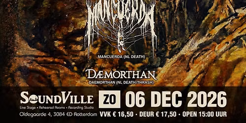 Baroeg On Tour @ SoundVille: ITGOW presents: Torturerama + Mancuerda + Daemorthan