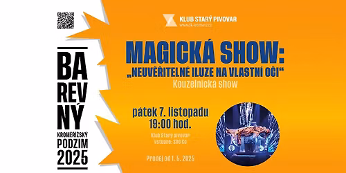 Magick\u00e1 show: Neuv\u011b\u0159iteln\u00e9 iluze na vlastn\u00ed o\u010di