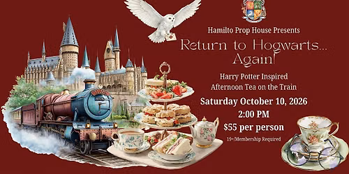 Return to Hogwarts... Again! An Afternoon Tea on the Train