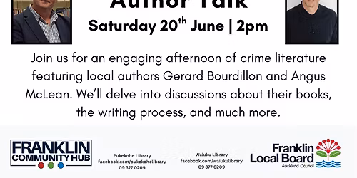 Author Talk - Gerard Bourdillon & Angus McLean
