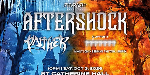 AFTERSHOCK - OCTOBER 3rd