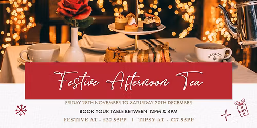 Festive Afternoon Tea at Holland Hall