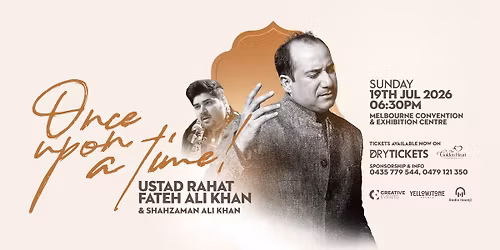 RAHAT FATEH ALI KHAN Live in Melbourne 19 July 