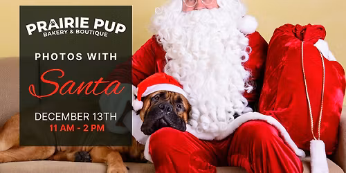 Santa Photos at Prairie Pup!