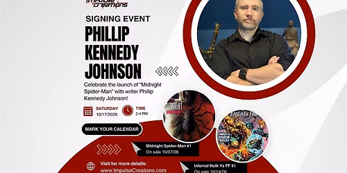 Midnight Spider-Man #1 Launch Signing With Phillip Kennedy Johnson