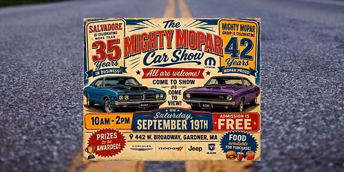 Mighty Mopar Car Show at Salvadore Chrysler Dodge Jeep RAM