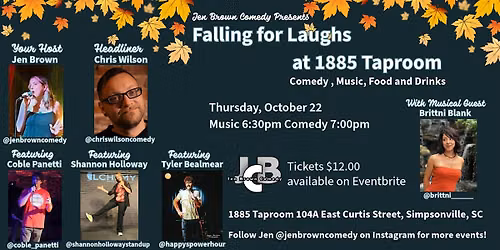 Comedy Night at 1885 Taproom