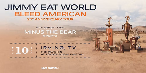 Jimmy Eat World  Minus The Bear & Sparta
