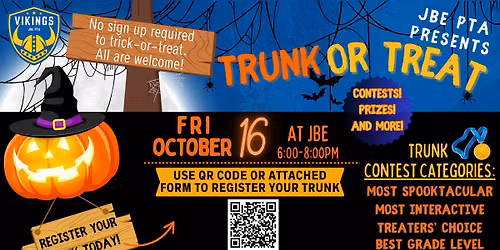 JBE Trunk-Or-Treat
