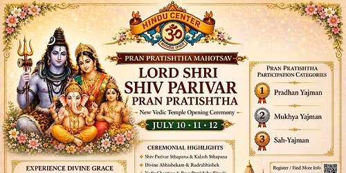 Lord Shri Shiv Parivar Pran Pratishtha Ceremoney