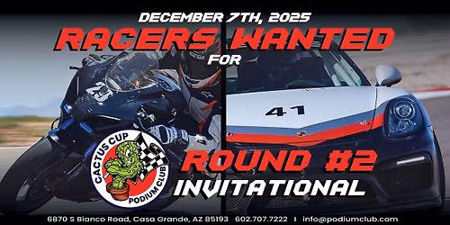 Cactus Cup - Members Invitational Race - Round 2