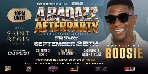 A BADAZZ AFTERPARTY Hosted By BOOSIE