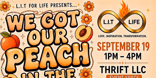We Got our Peach in the Streets- open mic and self care community