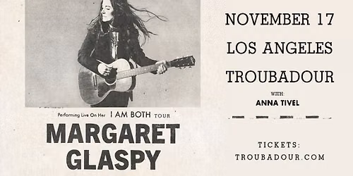 Margaret Glaspy w\/ Anna Tivel at Troubadour