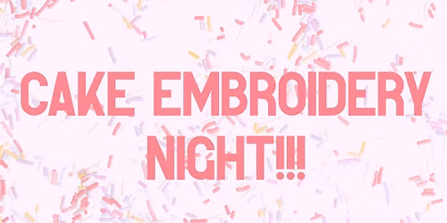 Cake Embroidery