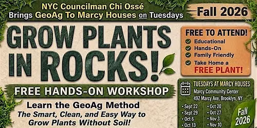 GeoAg Tuesdays @ Marcy Houses