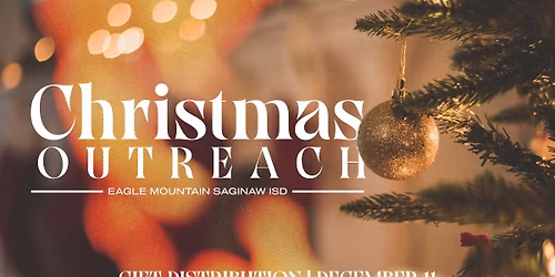 Christmas Outreach Distribution