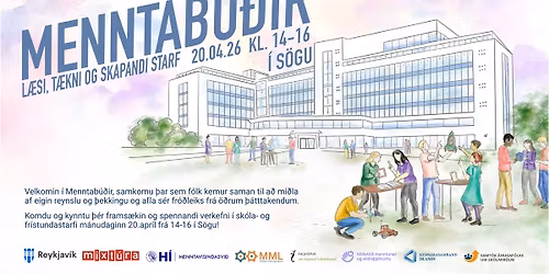 Menntab\u00fa\u00f0ir \u00ed S\u00f6gu: L\u00e6si, t\u00e6kni og skapandi starf