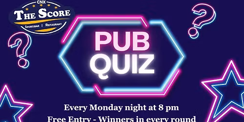 Monday's Pub Quiz