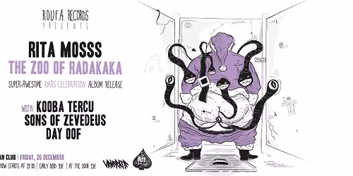 Rita Mosss Album Release Show w. Kooba Tercu\/\/Sons of Zevedeus\/\/Day Oof