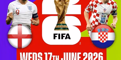England vs Croatia @ Sunrooms