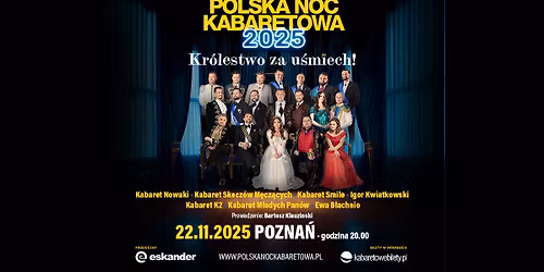 22.11.2025 Pozna\u0144 VI \u2022 Polska Noc Kabaretowa 2025