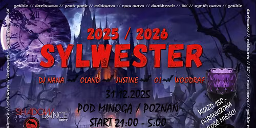 Sylwester 2025\/2026 z Shadow Dance Party \ud83e\udd42\ud83d\udca5\ud83e\udd87