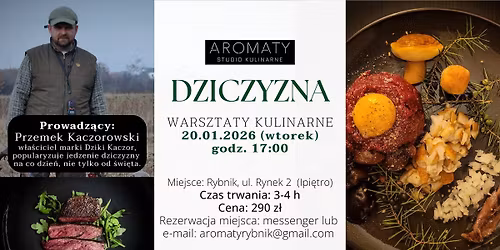 DZICZYZNA - warsztaty kulinarne