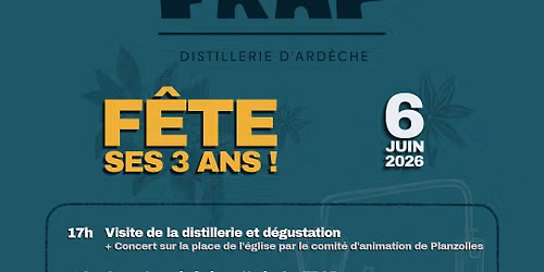 La distillerie f\u00eate ses 3 ans !