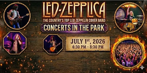 Sparta Concerts in the Park ~ Led-Zepplica 