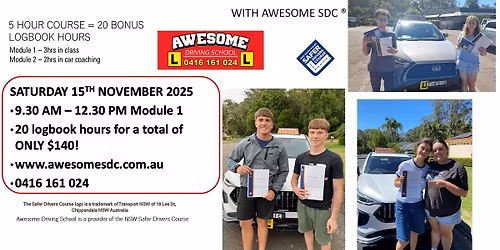 Tuggerah Safer Drivers Course