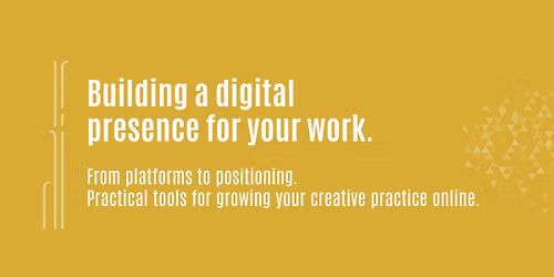 Building a digital presence for your work - W\u0101naka