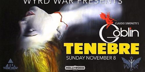 Wyrd War Presents: TENEBRE (1982) with Claudio Simonetti's GOBLIN