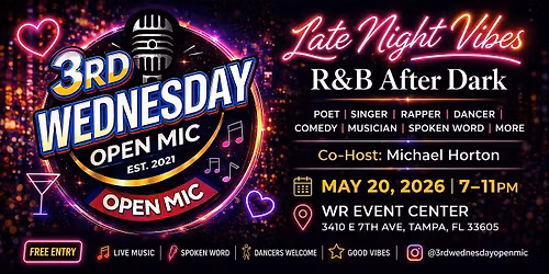 3rd Wednesday Open Mic