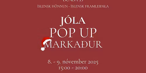 J\u00f3la POP UP marka\u00f0ur DUNDA