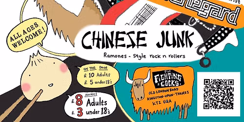 Youth Anthems Kingston (all ages gig) with Bona Rays, Scant Regard, Chinese Junk
