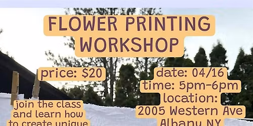 Flower Printing Workshop