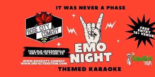 EMO NIGHT Karaoke at Rose City Comedy *rawr* XD