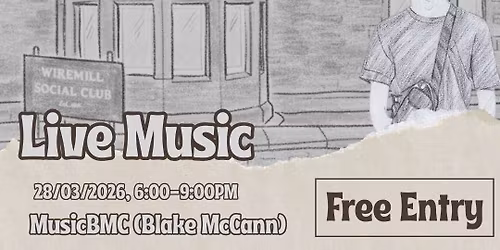 Live Music featuring Blake McCann