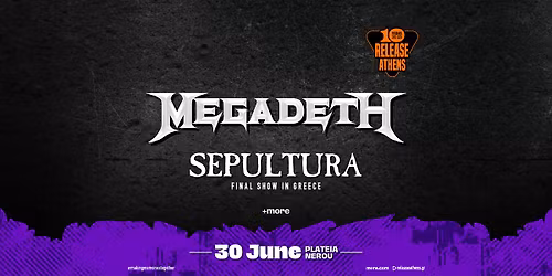 Release Athens 2026 | Megadeth, Sepultura & more #10yearanniversary