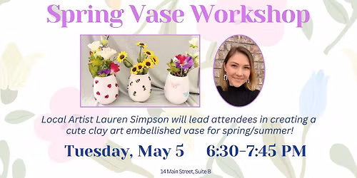 Clay Art Spring Vase Workshop with Lauren Simpson