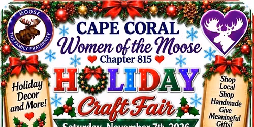 Holiday Craft Fair hosted by Women Of The Moose 815