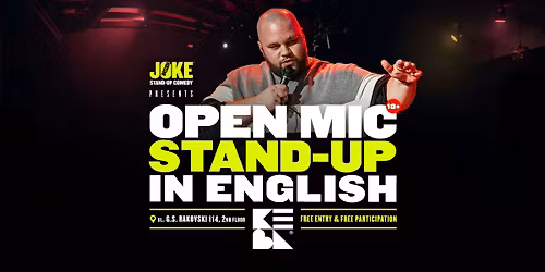 Open Mic Stand-up Comedy in English \/\/ Inside Joke x KEVA \/\/ DEC 22nd