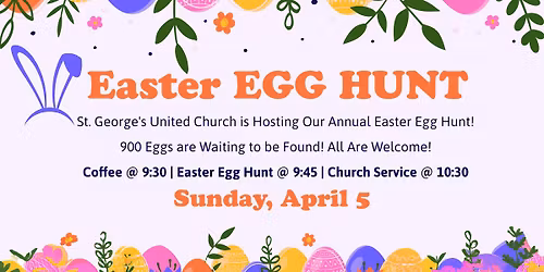 St. George's Annual Easter Egg Hunt!